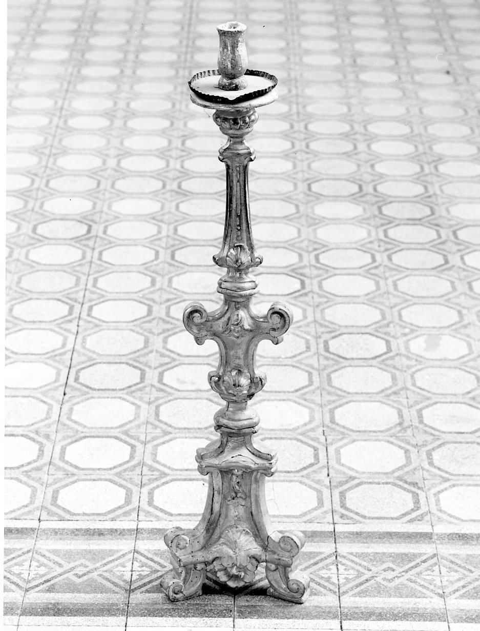 candeliere, serie - bottega Italia meridionale (ultimo quarto sec. XVIII)