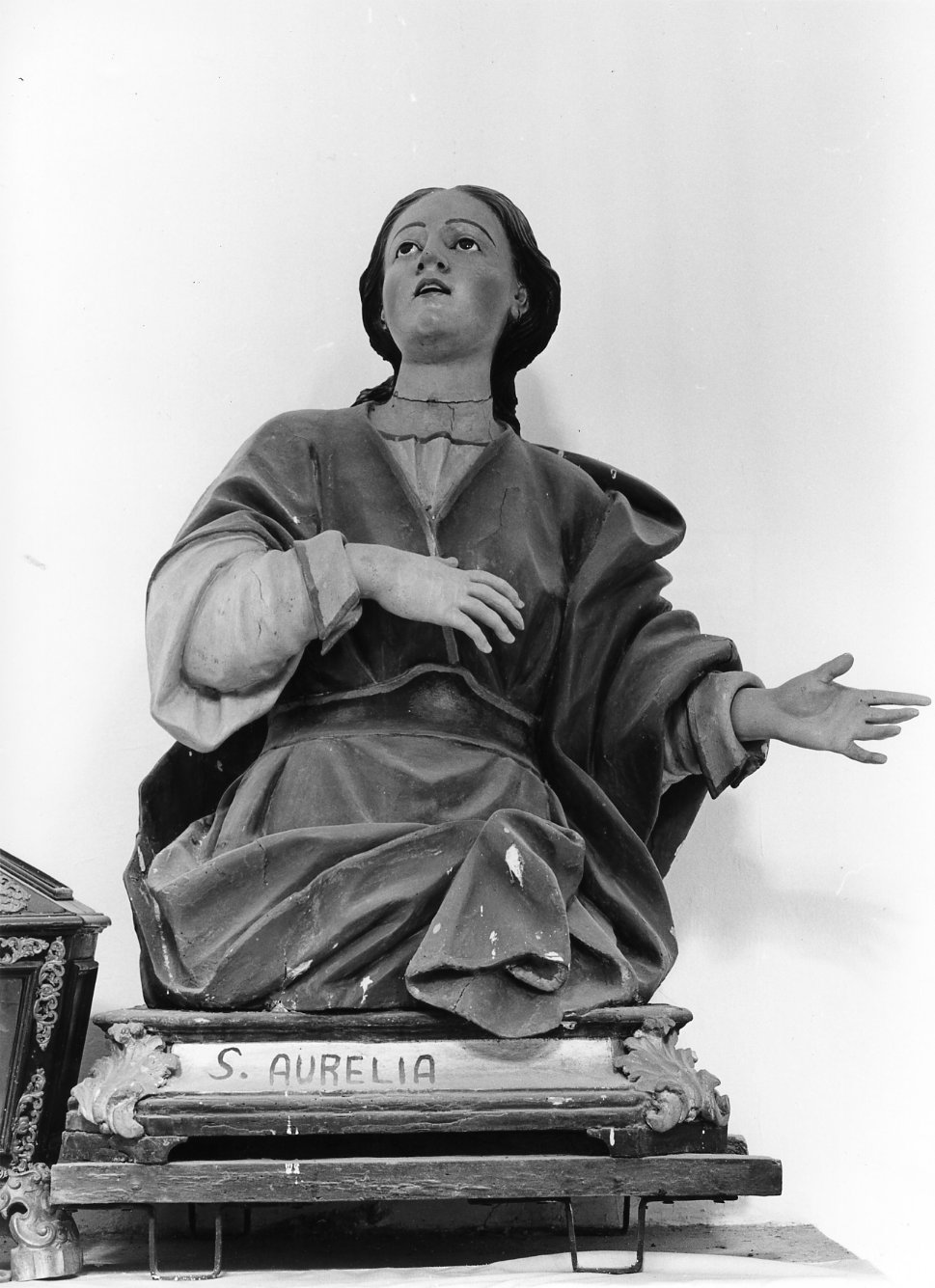 Sant'Aurelia (busto, opera isolata) - bottega molisana (secc. XIX/ XX)
