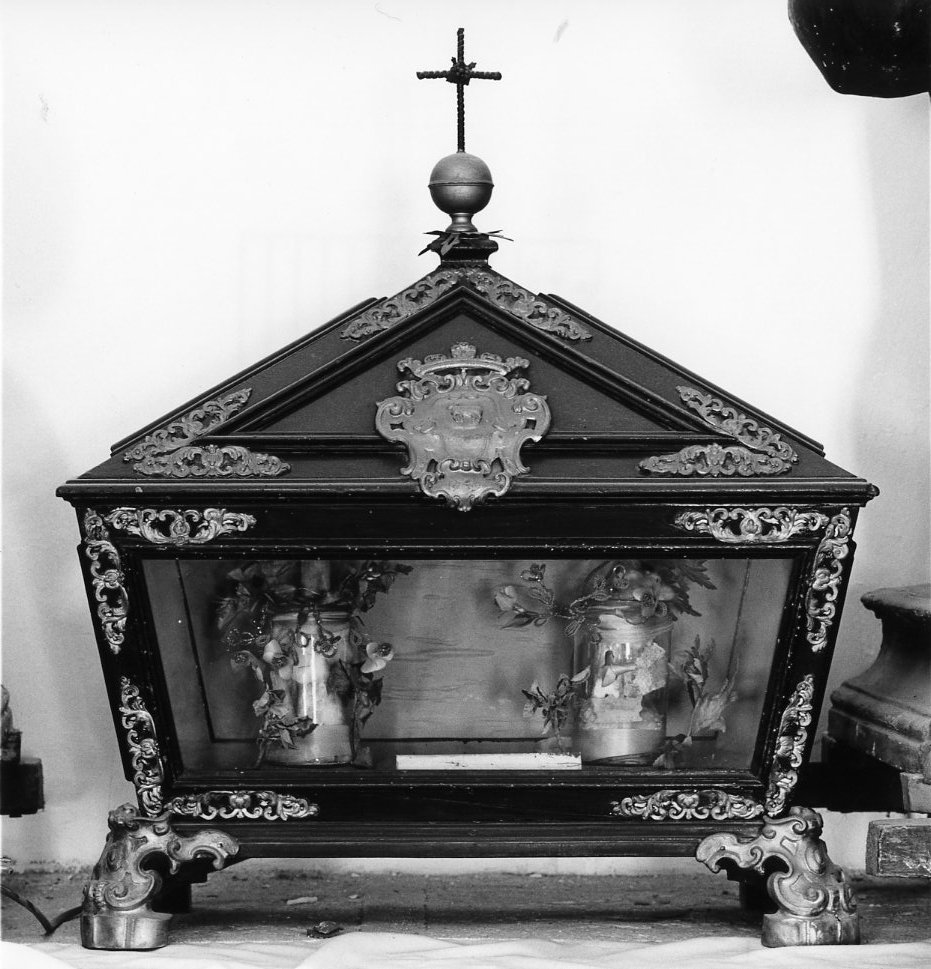 reliquiario, coppia - bottega molisana (secc. XIX/ XX)