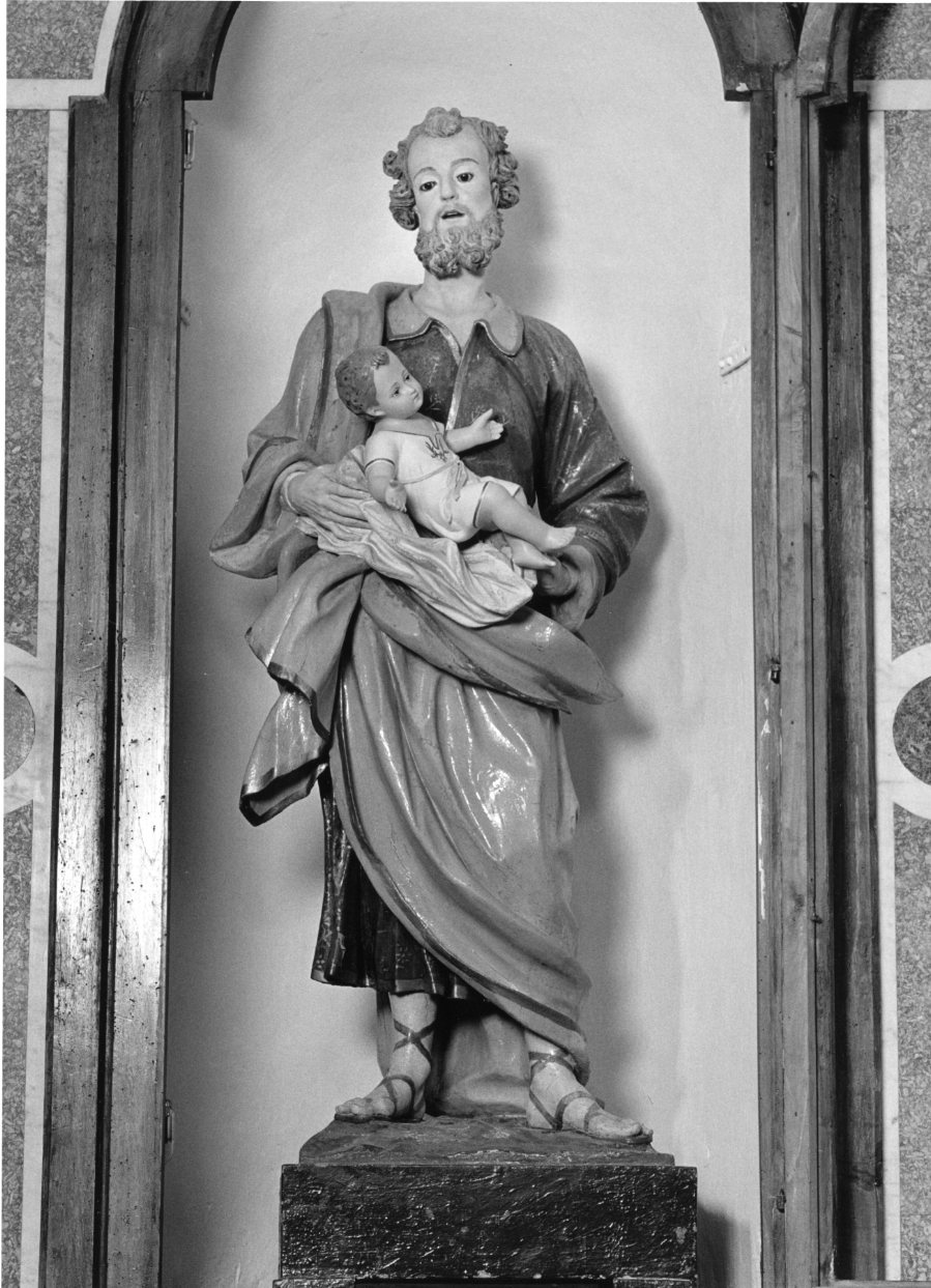 San Giuseppe e Gesù Bambino (statua) - bottega molisana (ultimo quarto sec. XVIII)