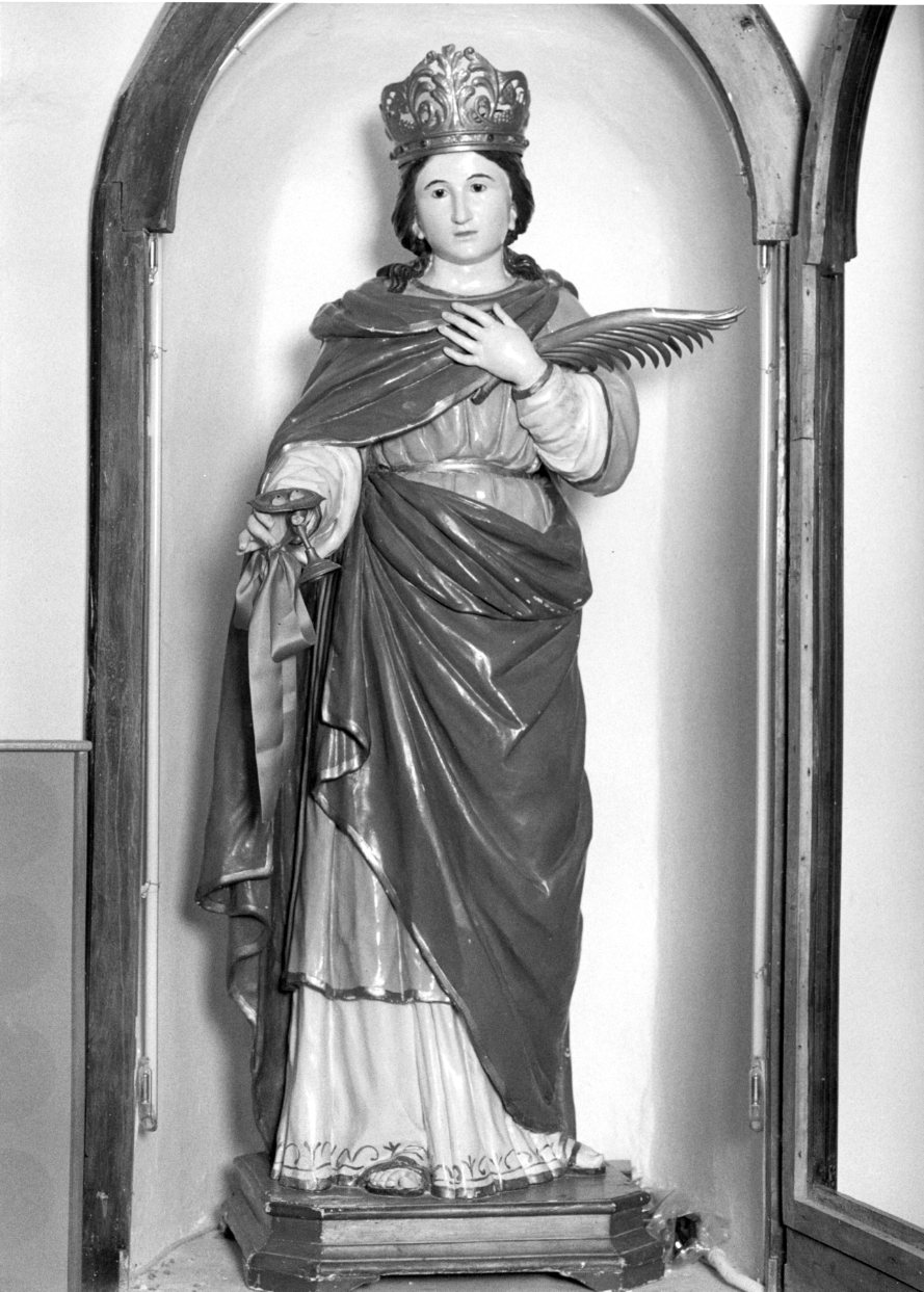 Santa Lucia (statua) - bottega Italia meridionale (fine sec. XIX)