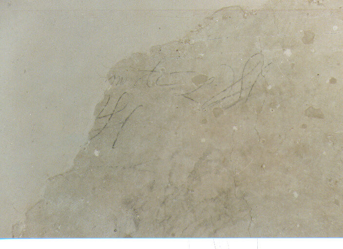 iscrizione (dipinto, frammento) - ambito molisano (sec. XVI)