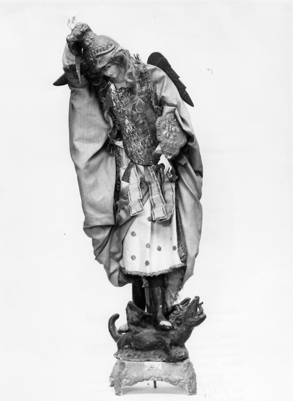 San Giorgio e il drago (gruppo scultoreo) - bottega italiana (sec. XIX)