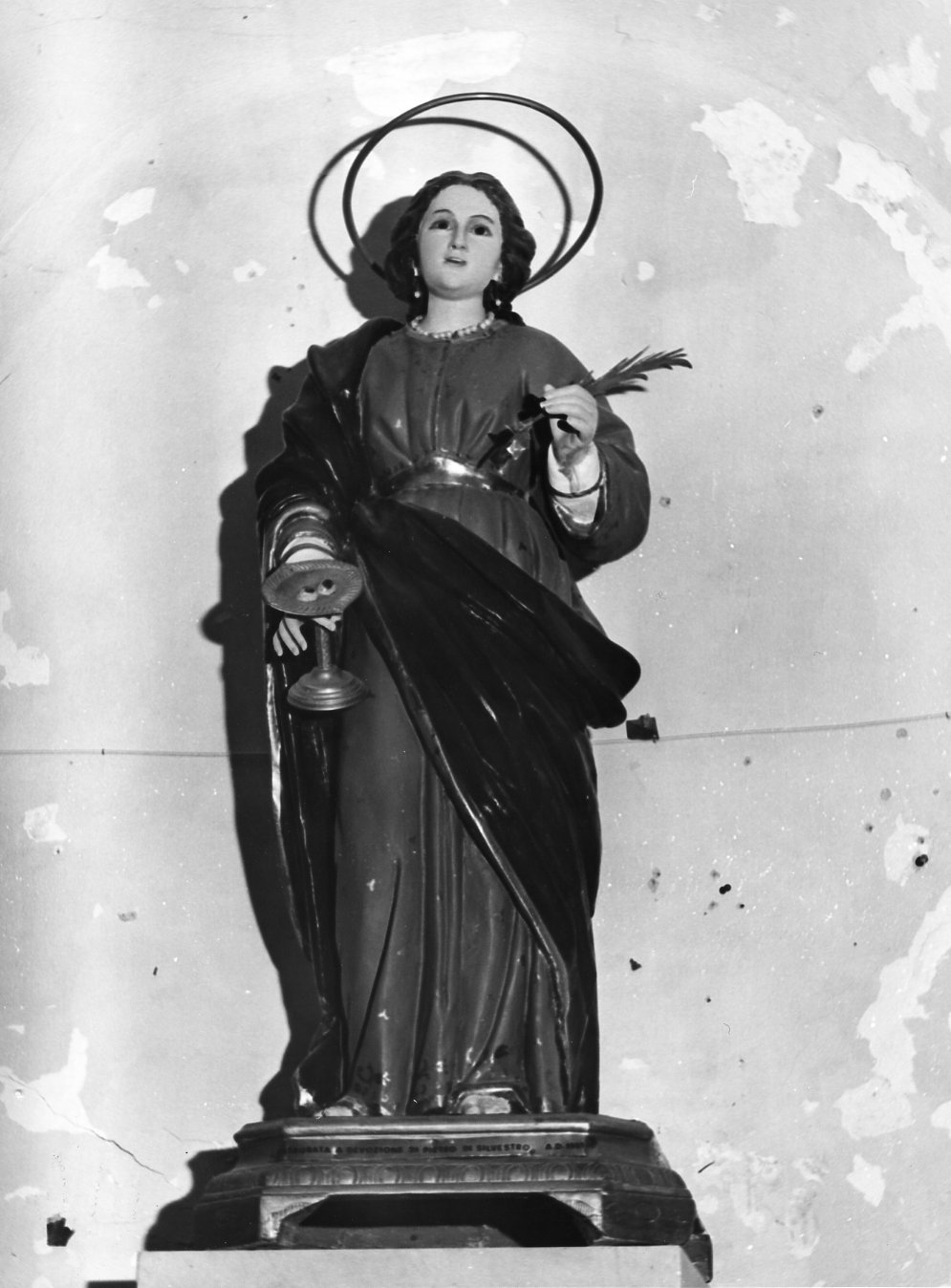 Santa Lucia (statua) - bottega molisana (sec. XIX)