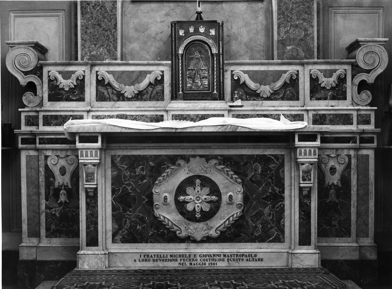 altare, opera isolata - bottega Italia meridionale (sec. XX)