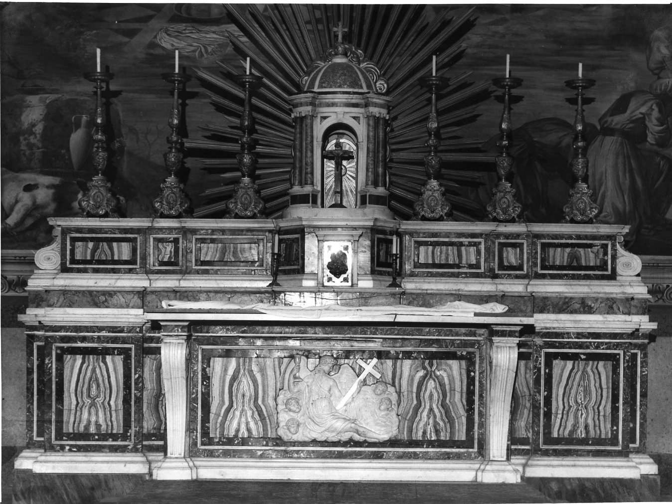 altare, opera isolata - bottega Italia meridionale (sec. XIX)