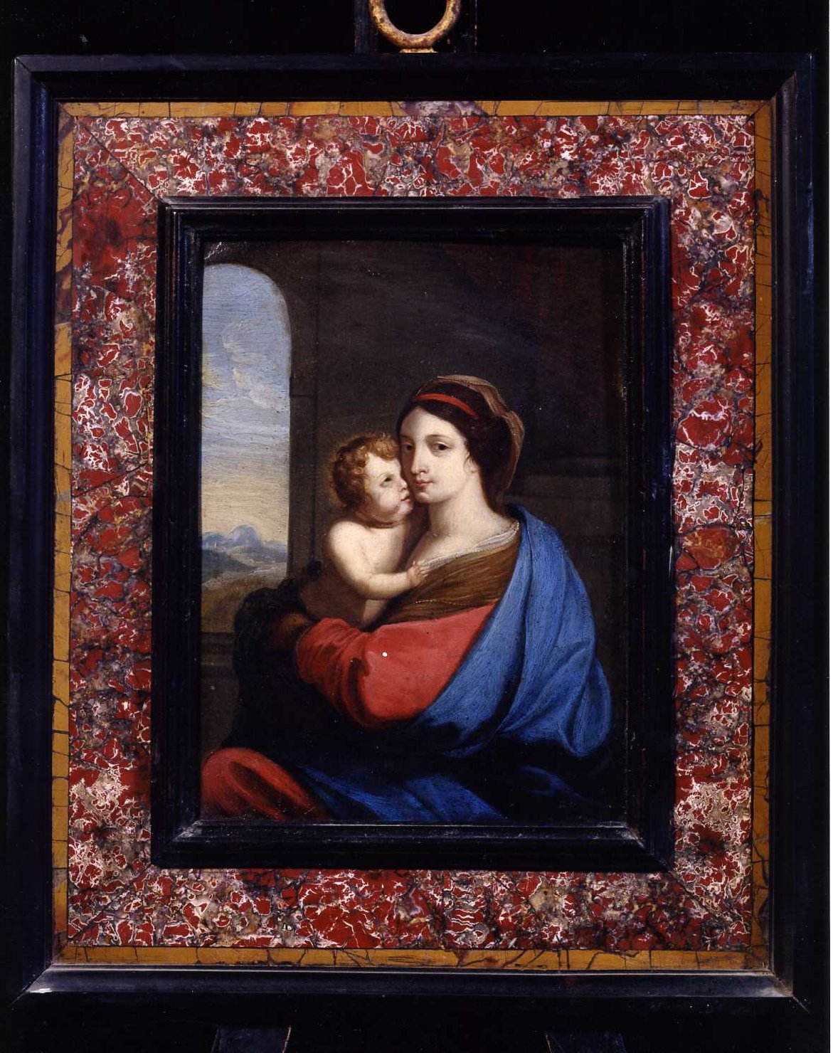 Madonna con Bambino (dipinto) - ambito napoletano (fine/inizio secc. XVII/ XVIII)