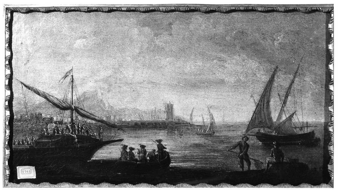 marina (dipinto) - ambito Italia meridionale (fine/inizio secc. XVII/ XVIII)
