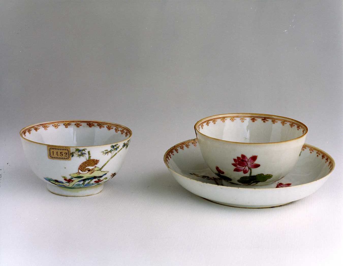 tazza, coppia - manifattura cinese (metà sec. XVIII)