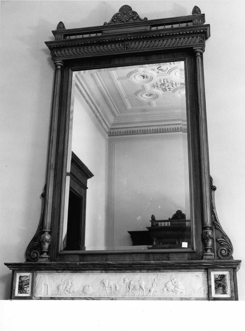 specchiera - bottega italiana (primo quarto sec. XX)