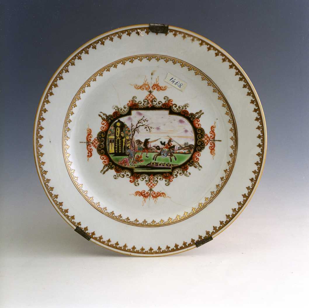 piatto - manifattura cinese (sec. XVIII)