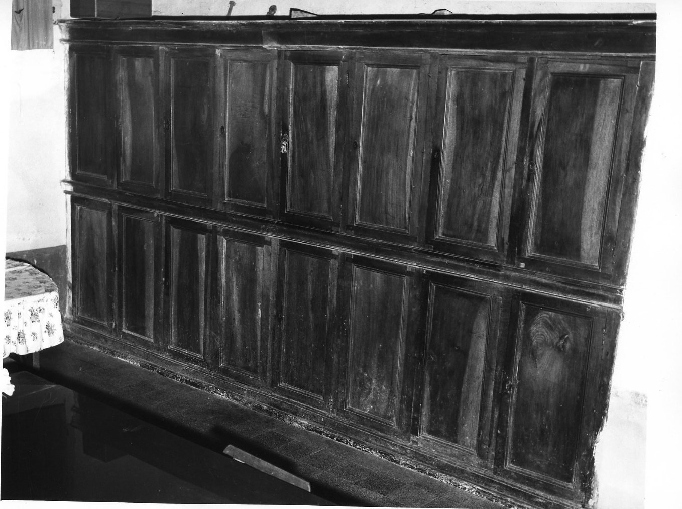 armadio da sacrestia - bottega molisana (fine sec. XIX)