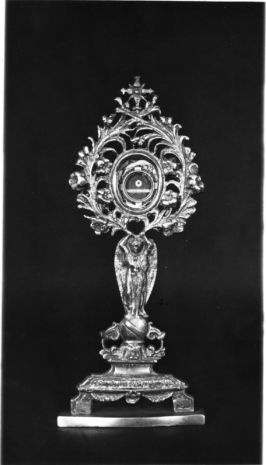 reliquiario - a ostensorio - bottega italiana (primo quarto sec. XX)