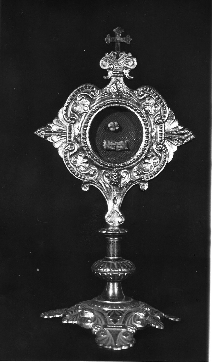 reliquiario-ostensorio - bottega italiana (primo quarto sec. XX)