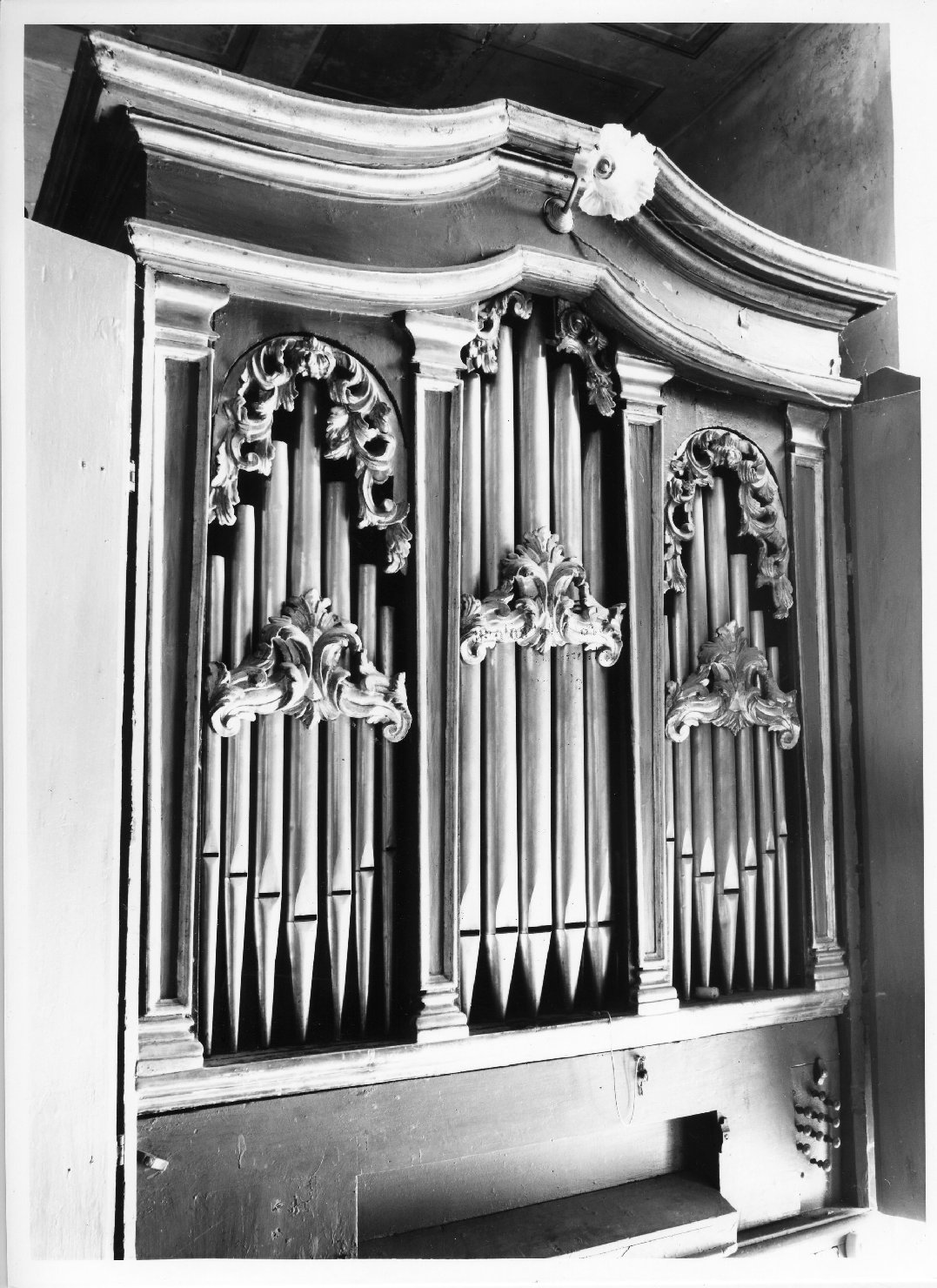 organo, elemento d'insieme - bottega Italia meridionale (metà sec. XIX)