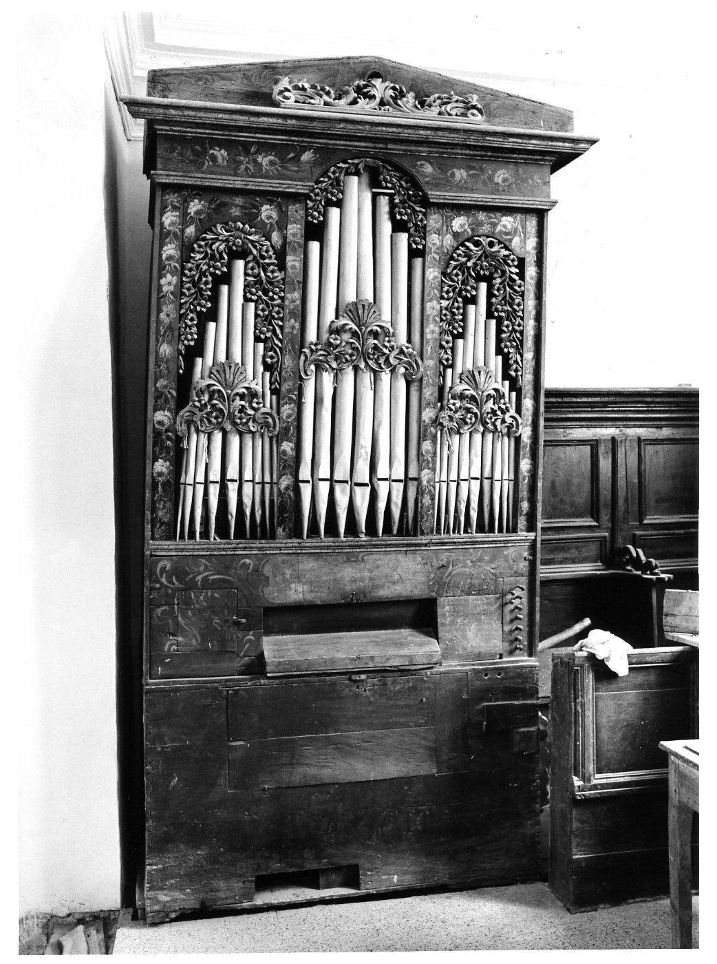 cassa d'organo - bottega Italia meridionale (seconda metà sec. XVIII)