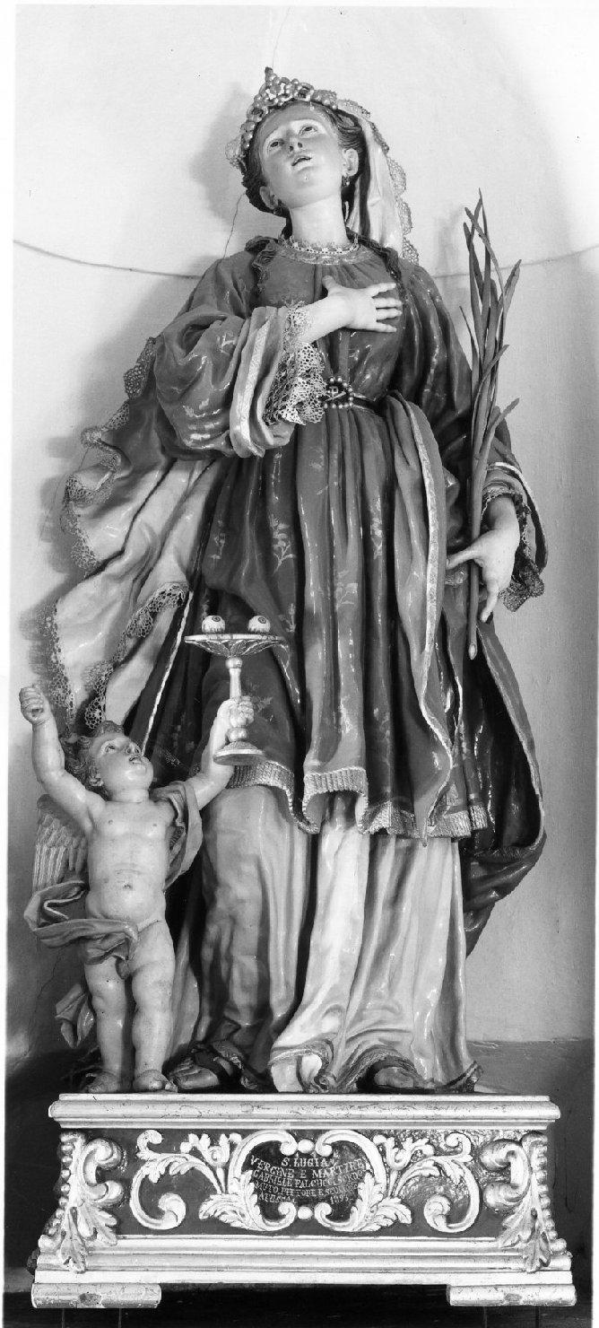 Santa Lucia (statua) di Falcucci Gabriele (sec. XIX)