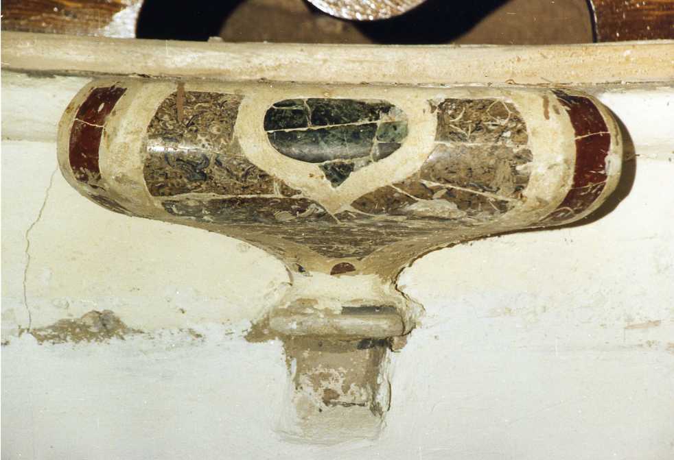 mensola - a goccia - bottega napoletana (primo quarto sec. XVII)