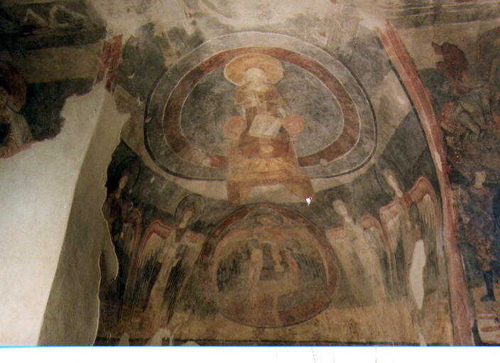 San Michele Arcangelo (dipinto, frammento) - ambito beneventano (sec. IX)