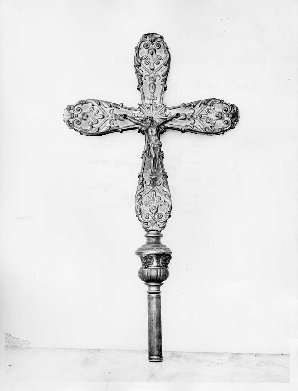 croce processionale - bottega molisana (fine sec. XVIII)