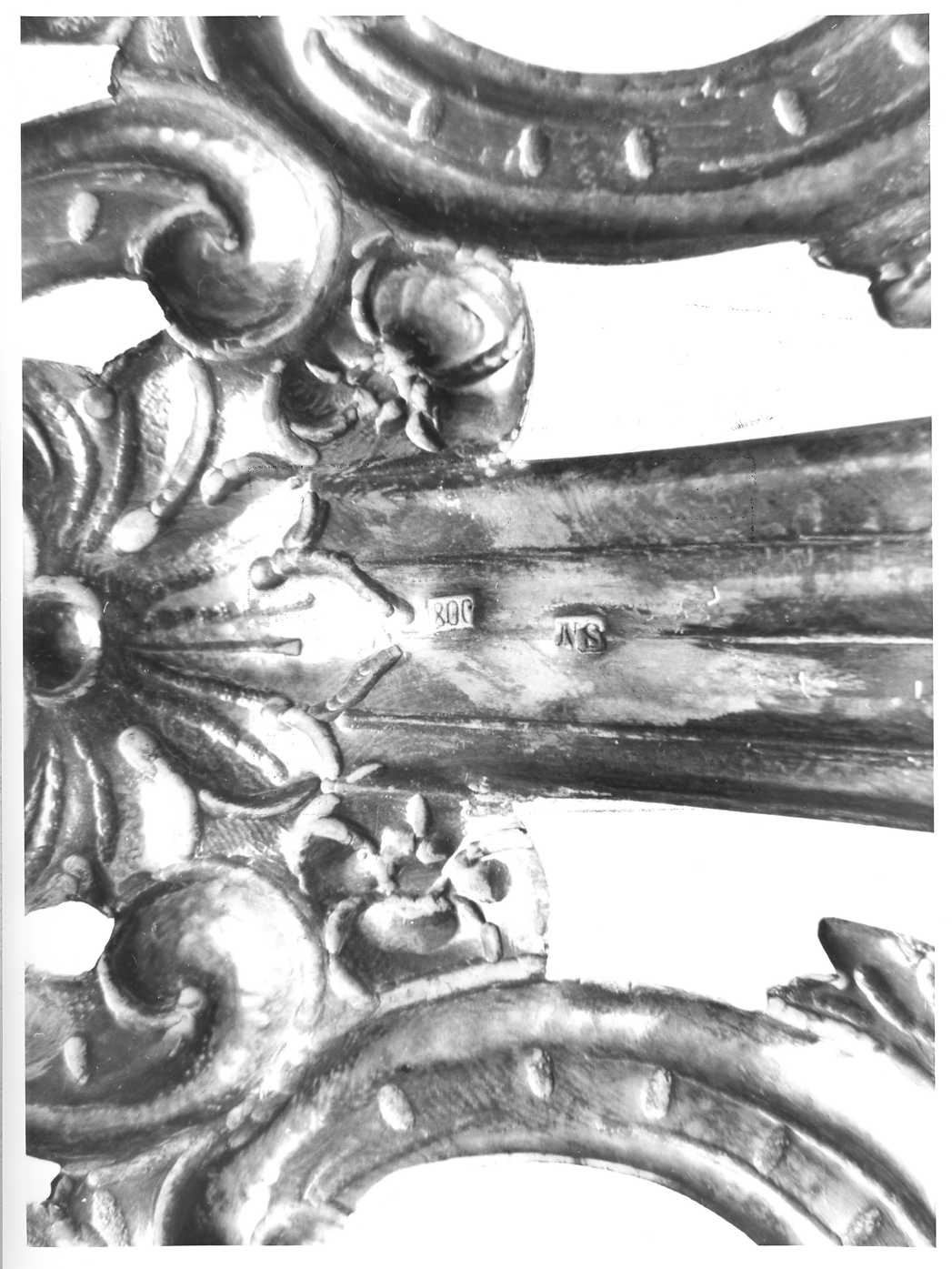 aureola di statua - bottega Italia meridionale (sec. XIX)