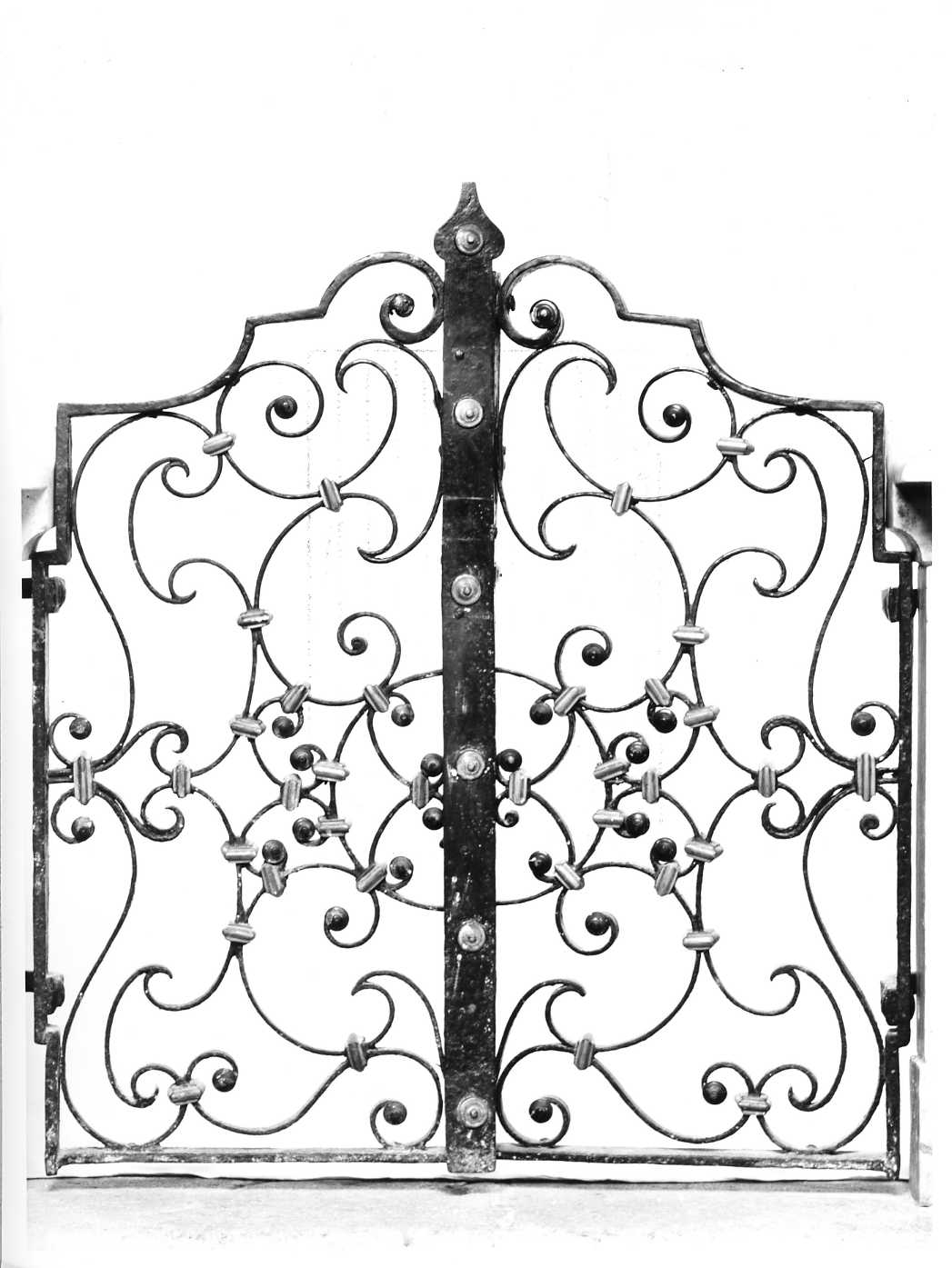 cancello di balaustrata - bottega Italia meridionale (sec. XVIII)
