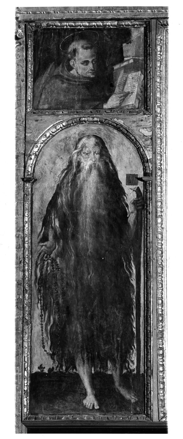 Sant'Onofrio e San Bonaventura (dipinto, elemento d'insieme) di Hendricksz Dirk detto Teodoro d'Errico (cerchia) (sec. XVII)