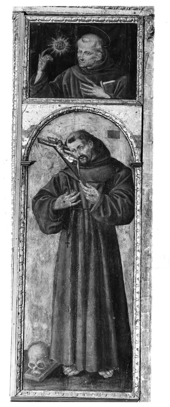 San Francesco e San Bernardino (dipinto, elemento d'insieme) di Hendricksz Dirk detto Teodoro d'Errico (cerchia) (sec. XVII)