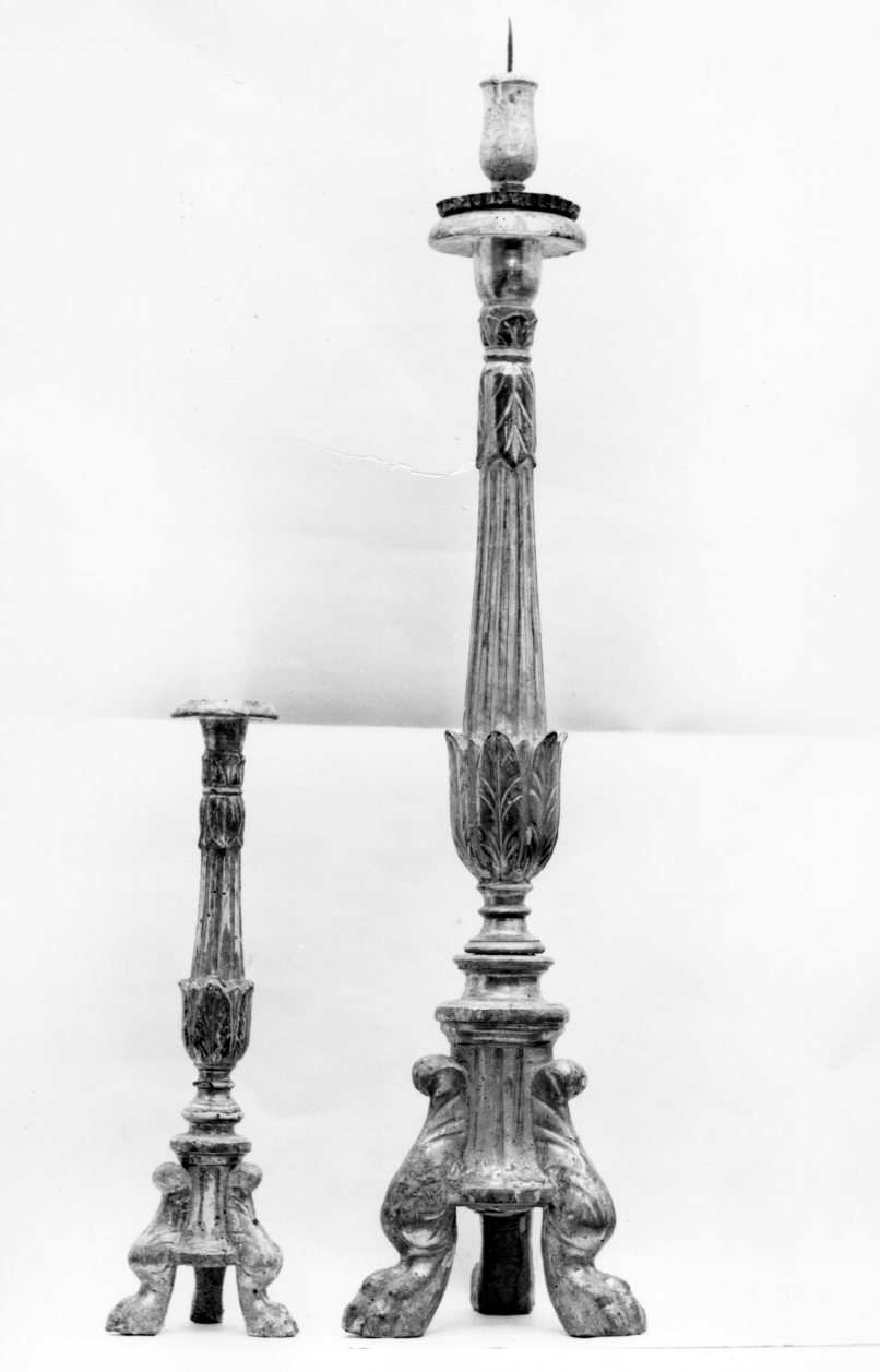 candelabro, serie - produzione molisana (sec. XVIII)
