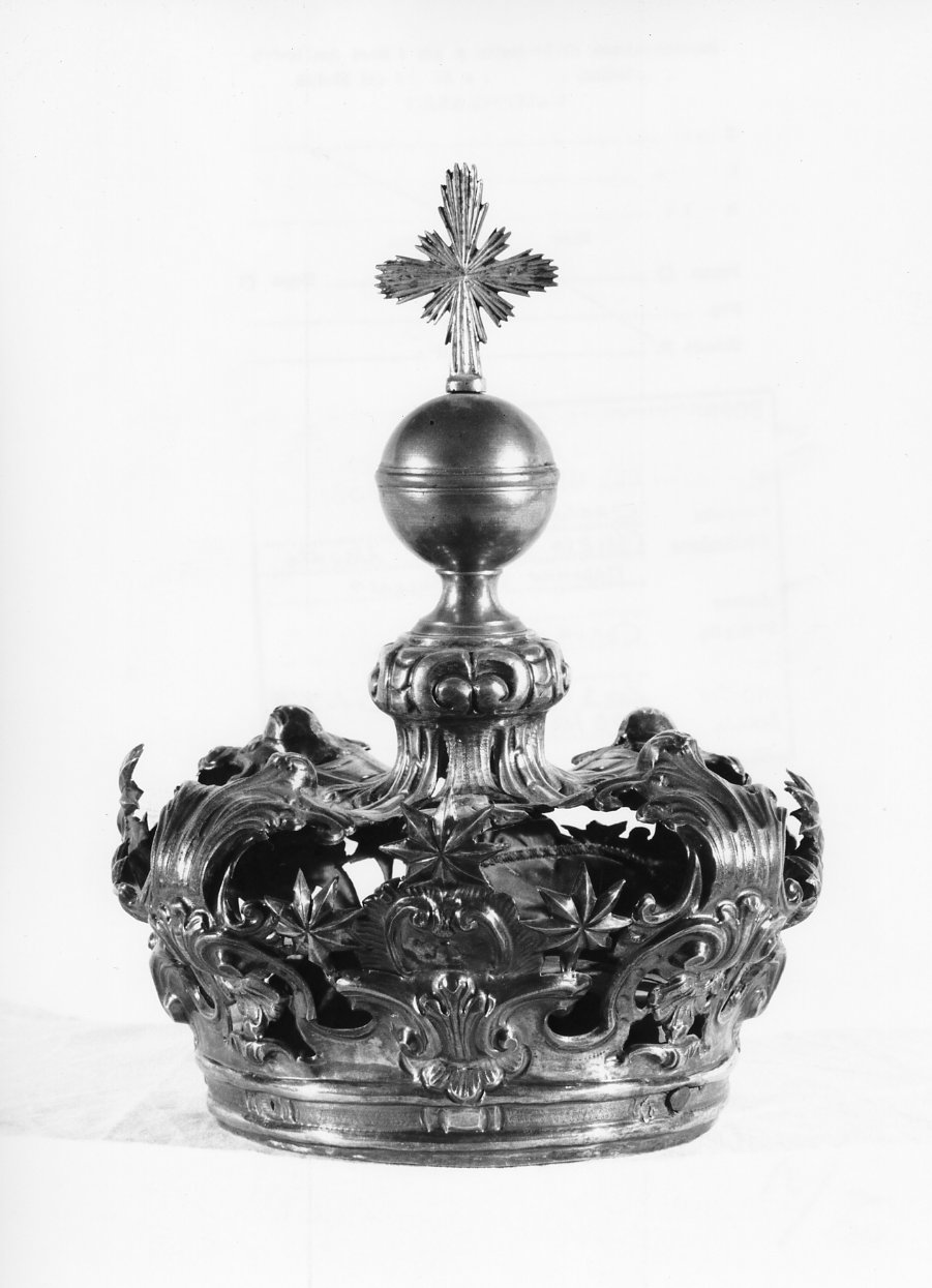 corona, serie - ambito napoletano (seconda metà sec. XVIII)