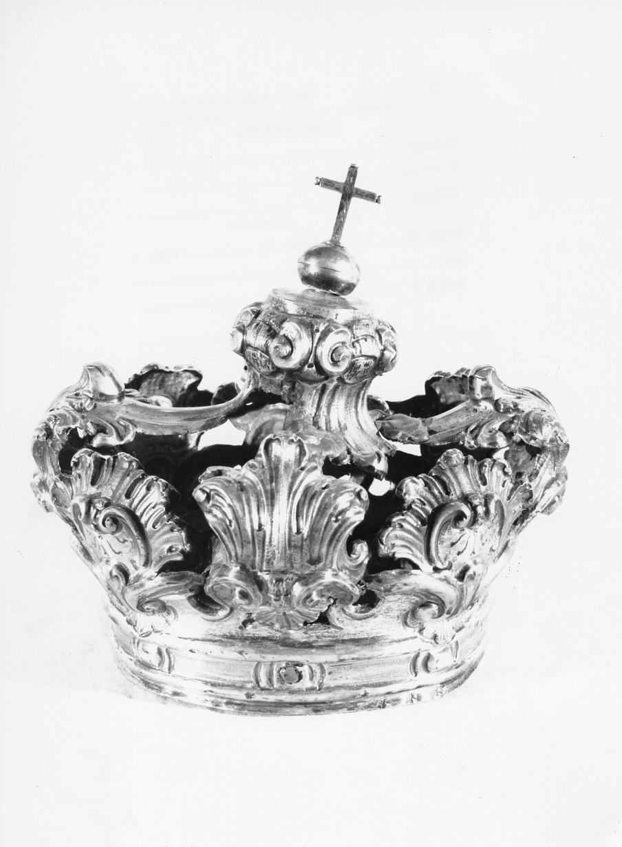 corona - bottega napoletana (ultimo quarto sec. XVIII)