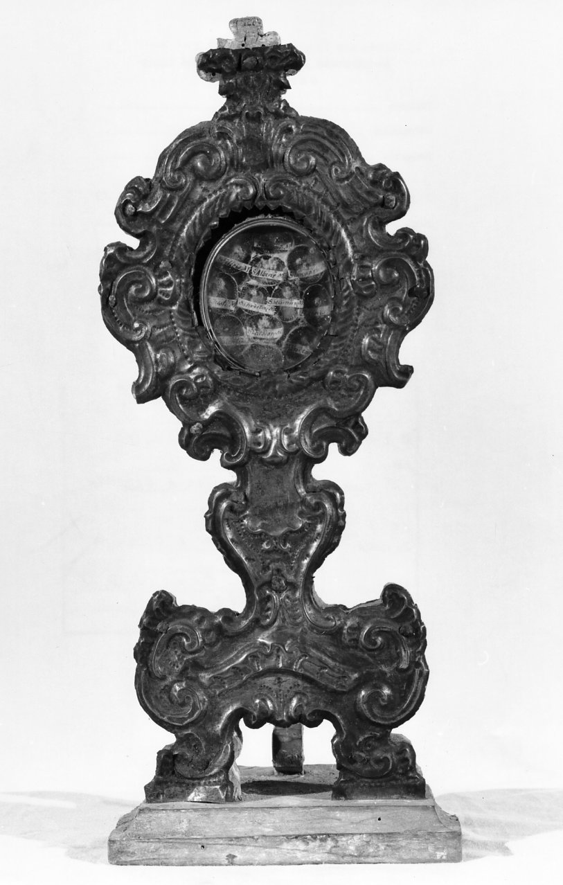 reliquiario-ostensorio - bottega napoletana (fine sec. XVIII)