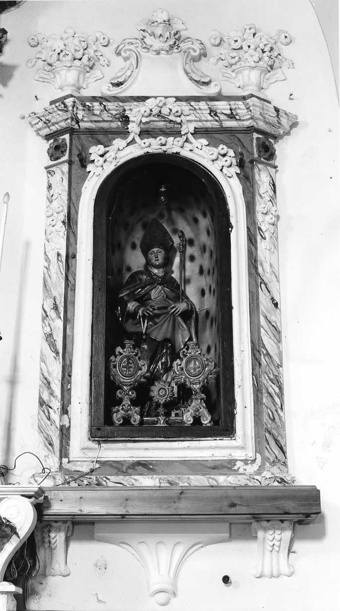 mostra di nicchia - ambito napoletano (prima metà sec. XVIII)