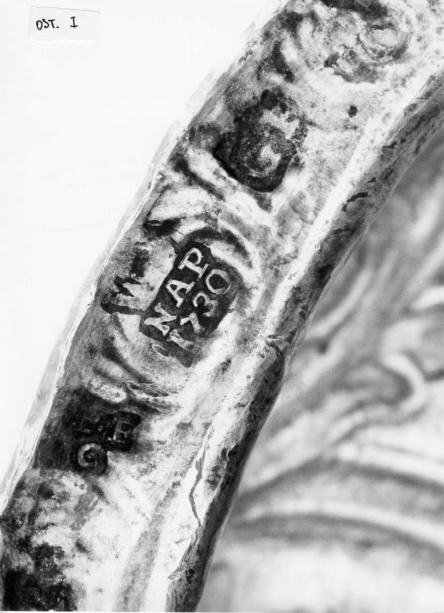 ostensorio - a raggiera di Palmentiero Giuseppe (sec. XVIII)