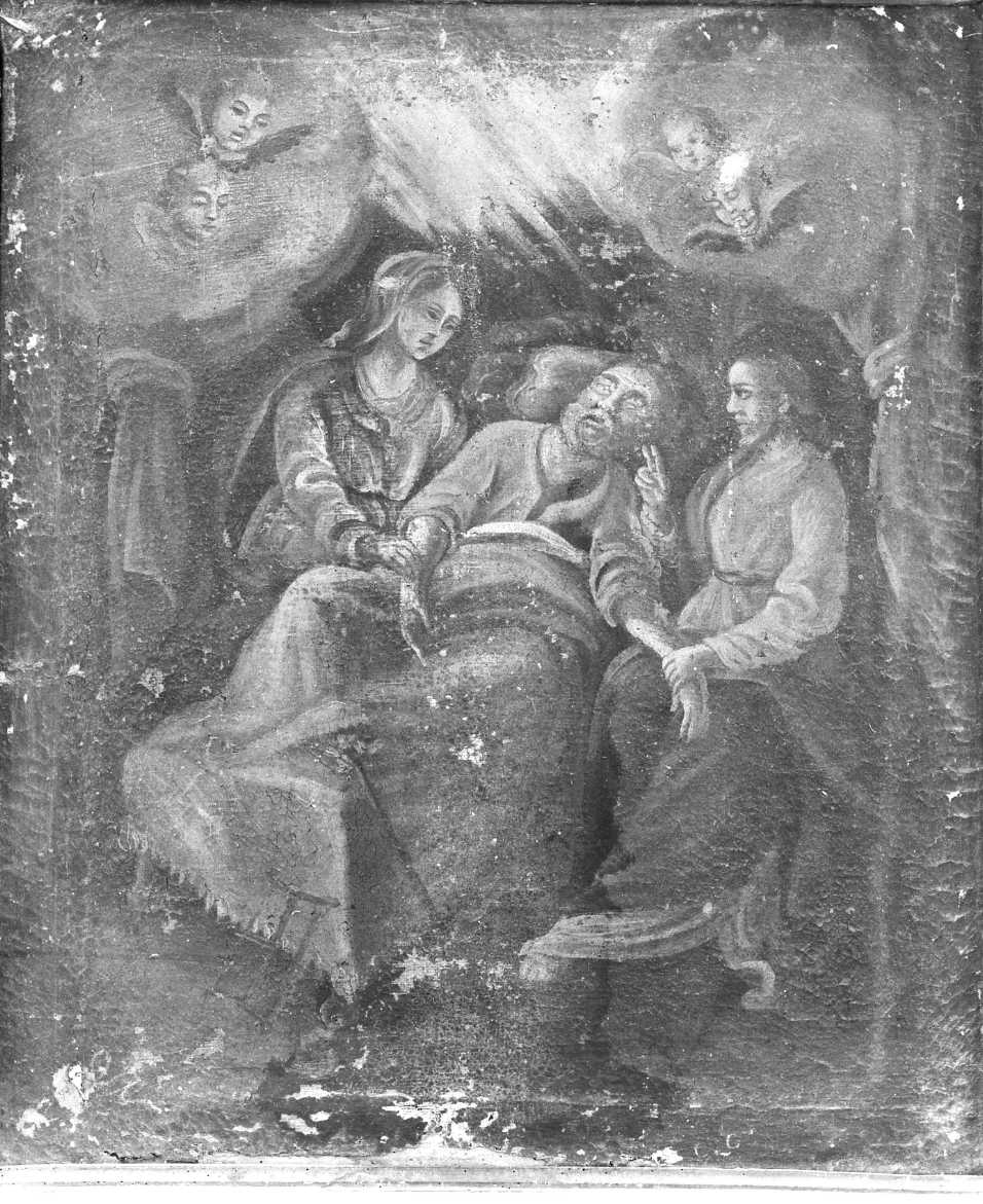 morte di San Giuseppe (dipinto) - ambito Italia meridionale (sec. XVIII)