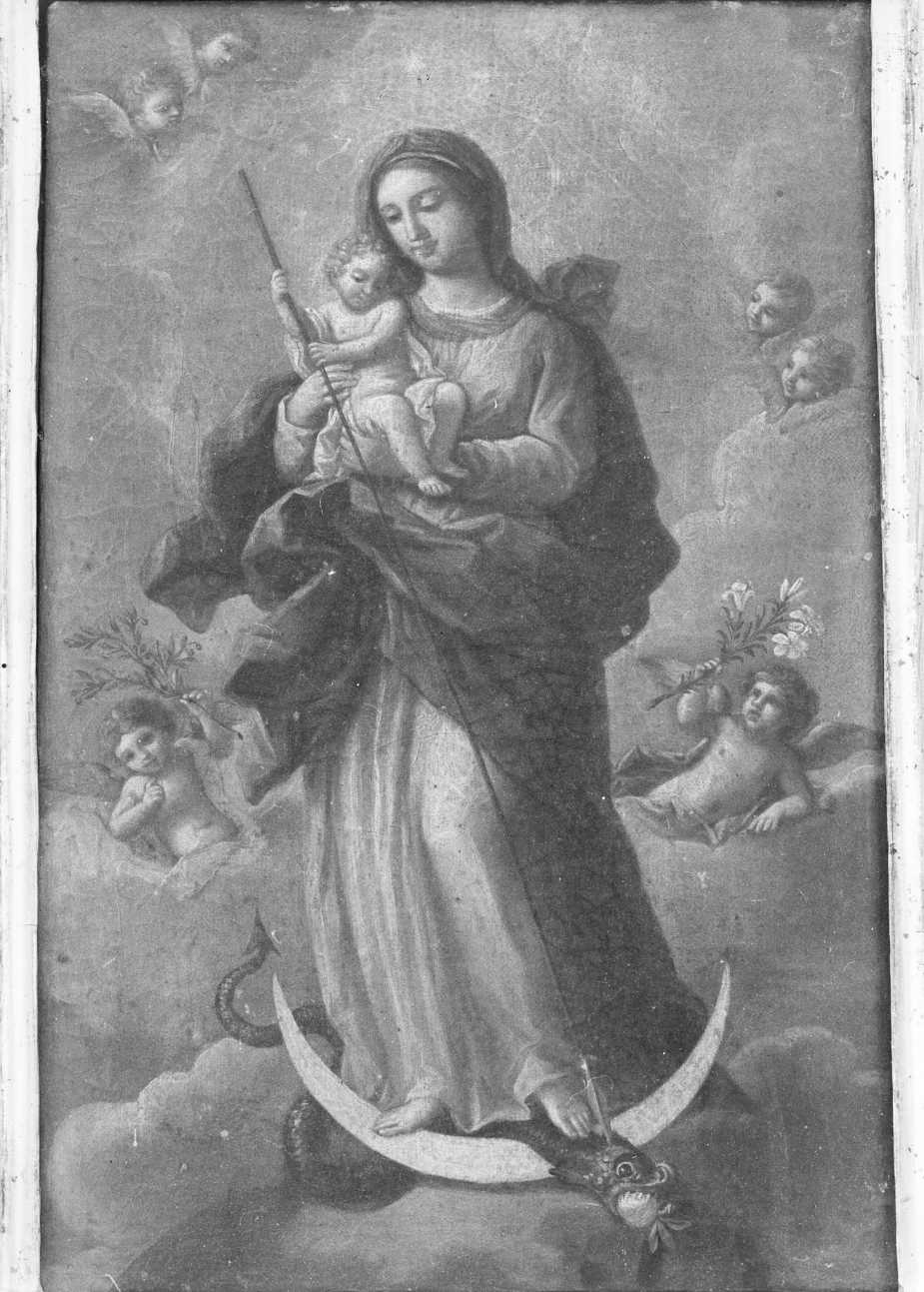 Madonna Immacolata con Bambino (dipinto) - ambito napoletano (sec. XVIII)