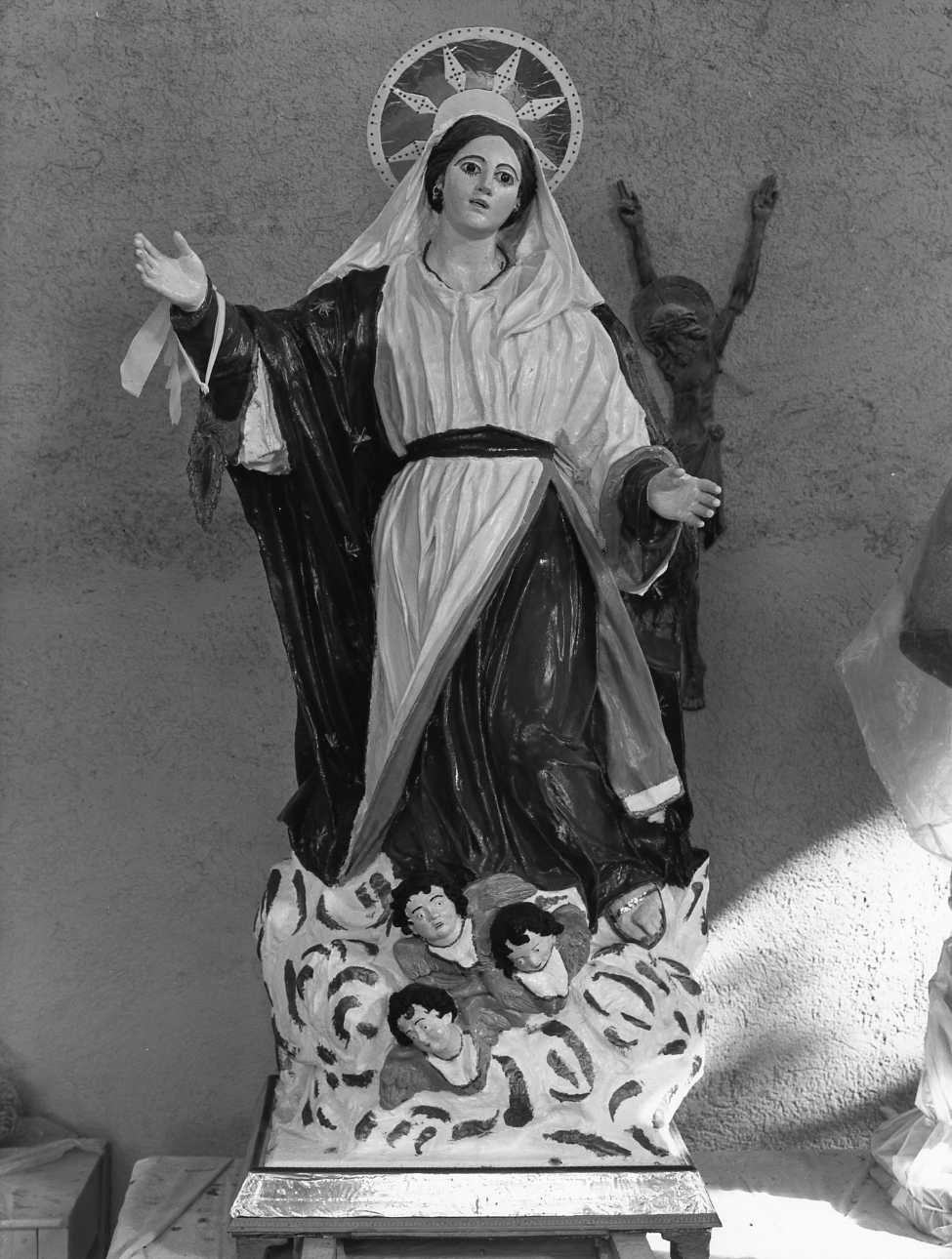Madonna Assunta (statua) - bottega Italia meridionale (secc. XIX/ XX)