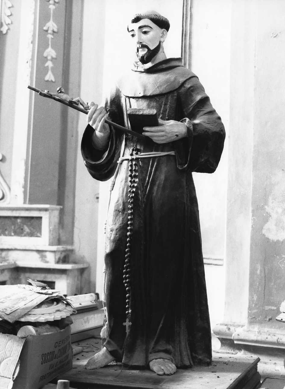 San Francesco d'Assisi (statua) - bottega molisana (sec. XIX)