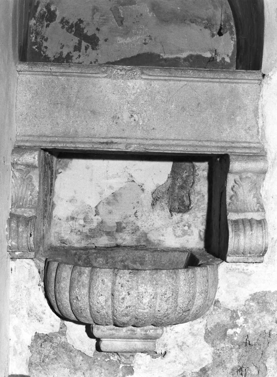 lavabo da sacrestia - bottega molisana (sec. XVIII)