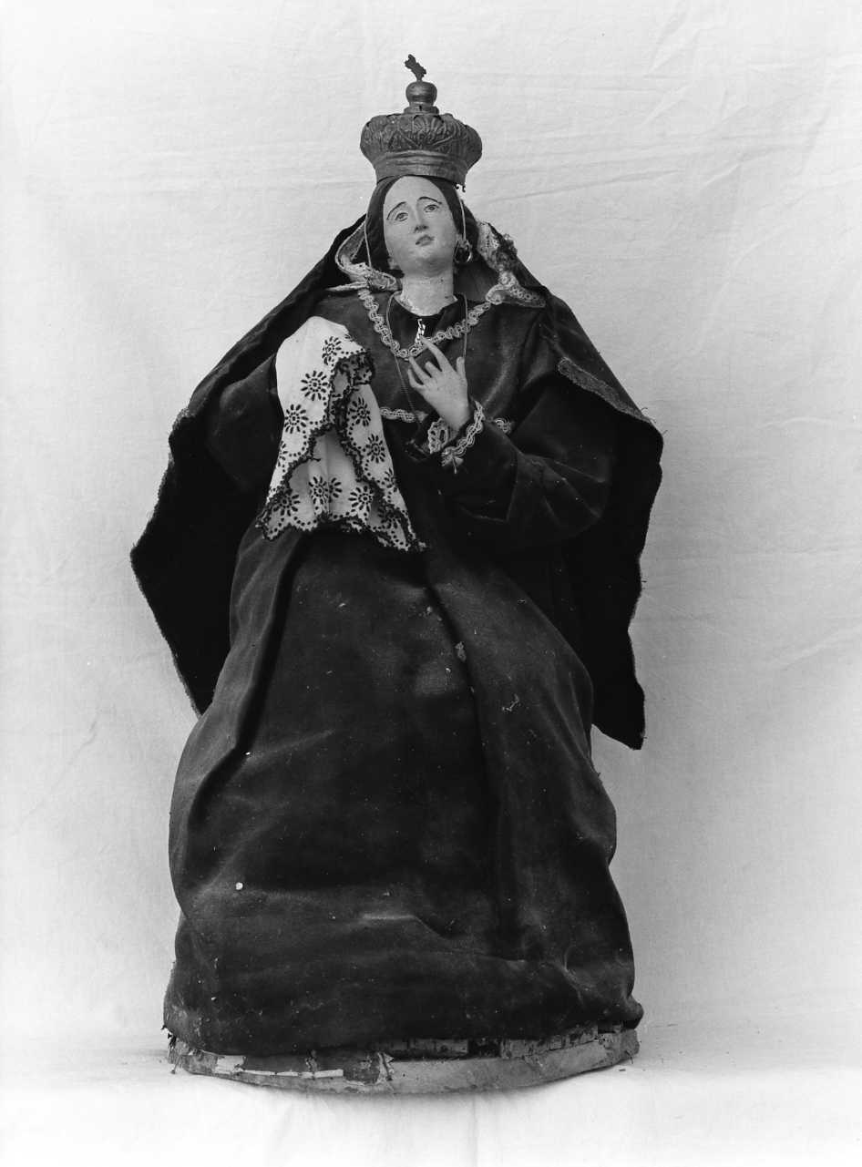 Madonna Addolorata (manichino) - bottega napoletana (secc. XVIII/ XIX)