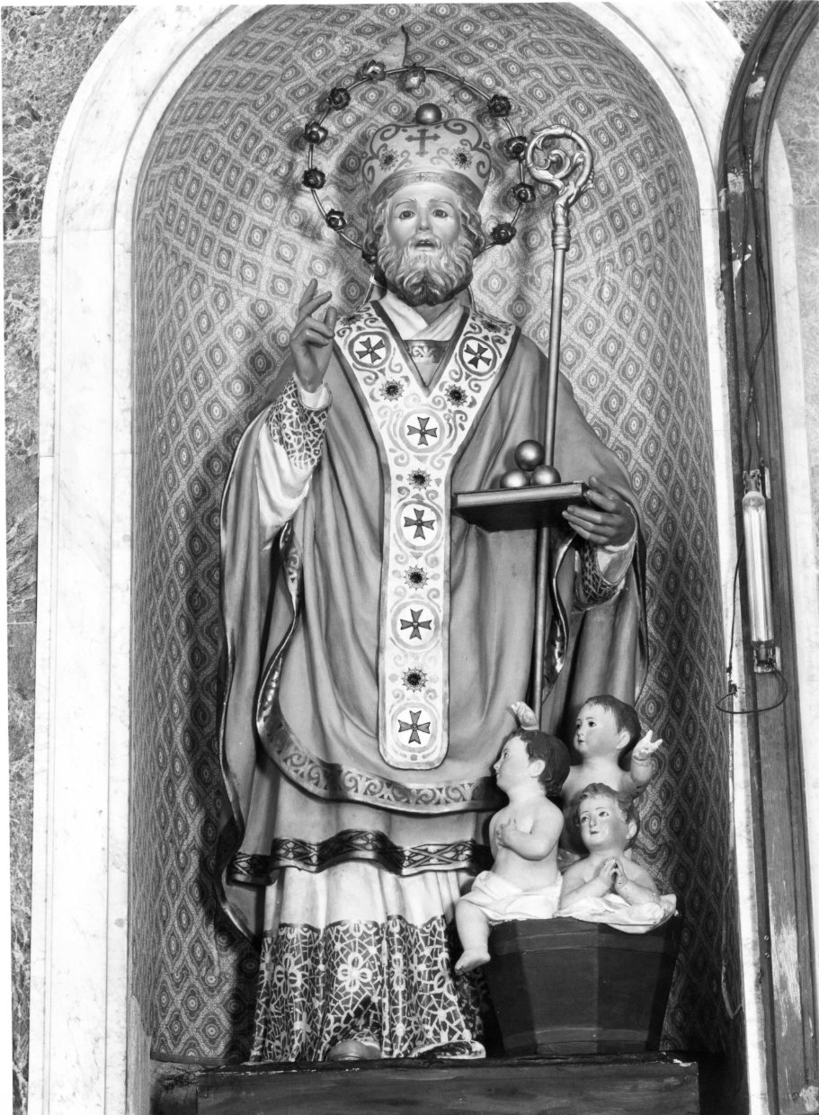 San Nicola di Bari (statua) - bottega molisana (inizio sec. XX)