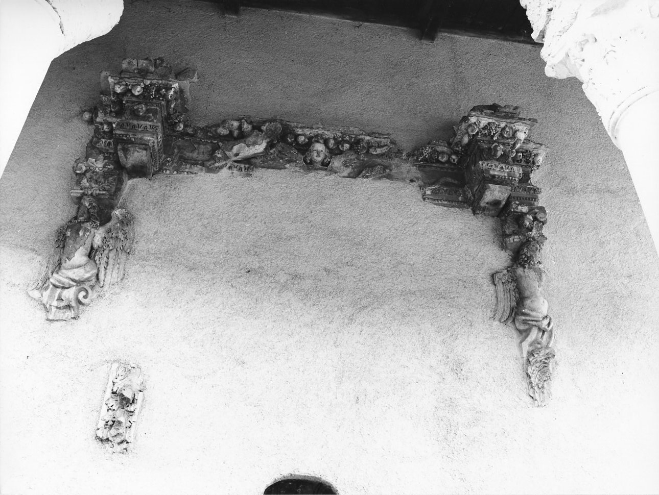 dossale, frammento - bottega napoletana (sec. XVIII)