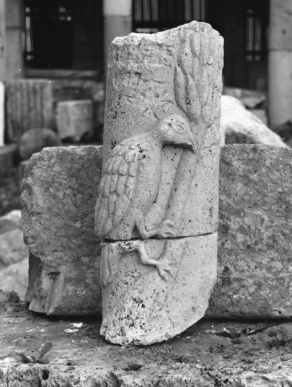 colonnina, frammento - bottega Italia meridionale (secc. XII/ XIII)