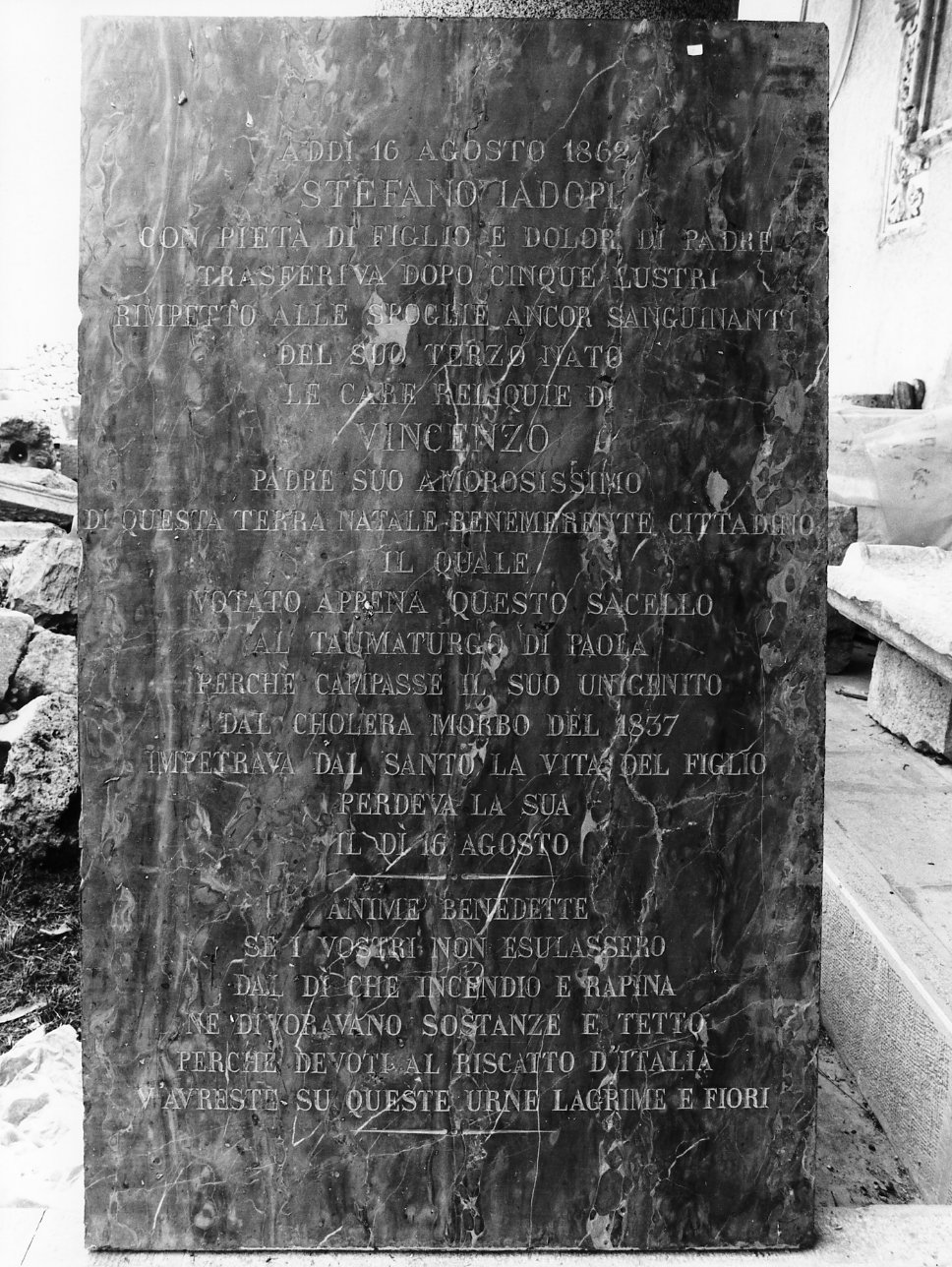 lapide - bottega molisana (sec. XIX)