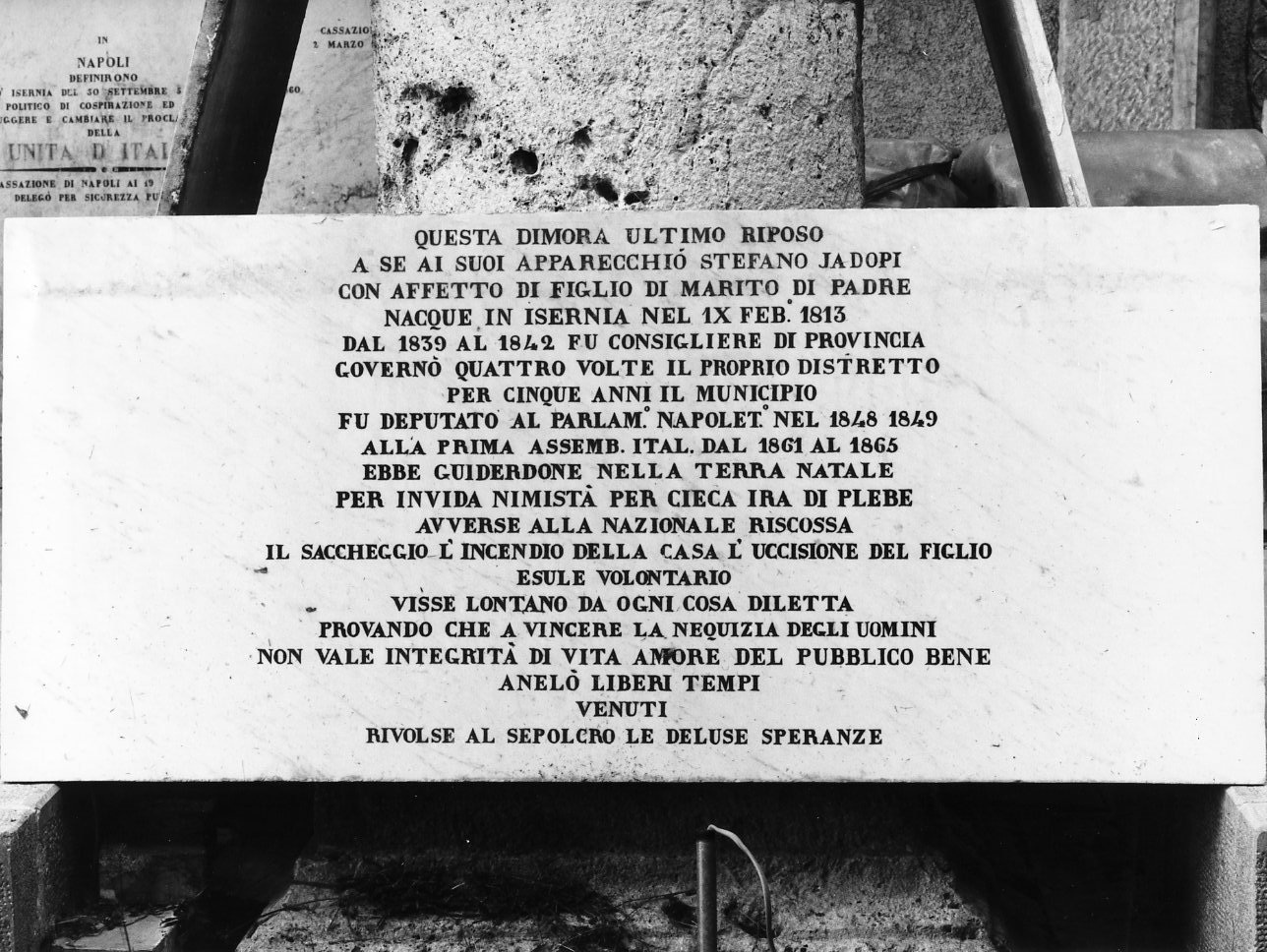 lapide - bottega molisana (sec. XIX)