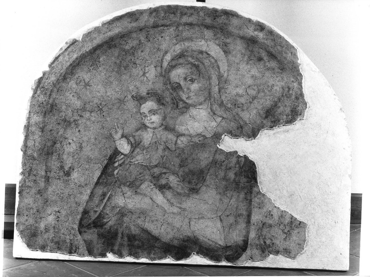 Madonna con Bambino (dipinto) - ambito Italia meridionale (sec. XVI)