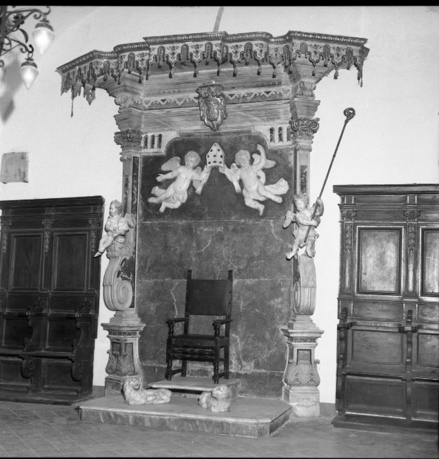 trono, opera isolata di Troccoli Lorenzo (attribuito) (sec. XVIII)