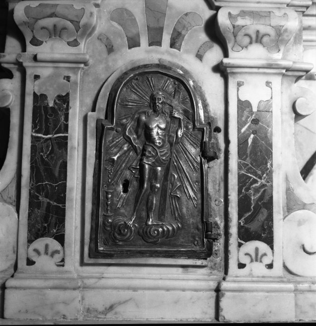 sportello di tabernacolo, elemento d'insieme di Monogrammista B.D.O (sec. XVIII)