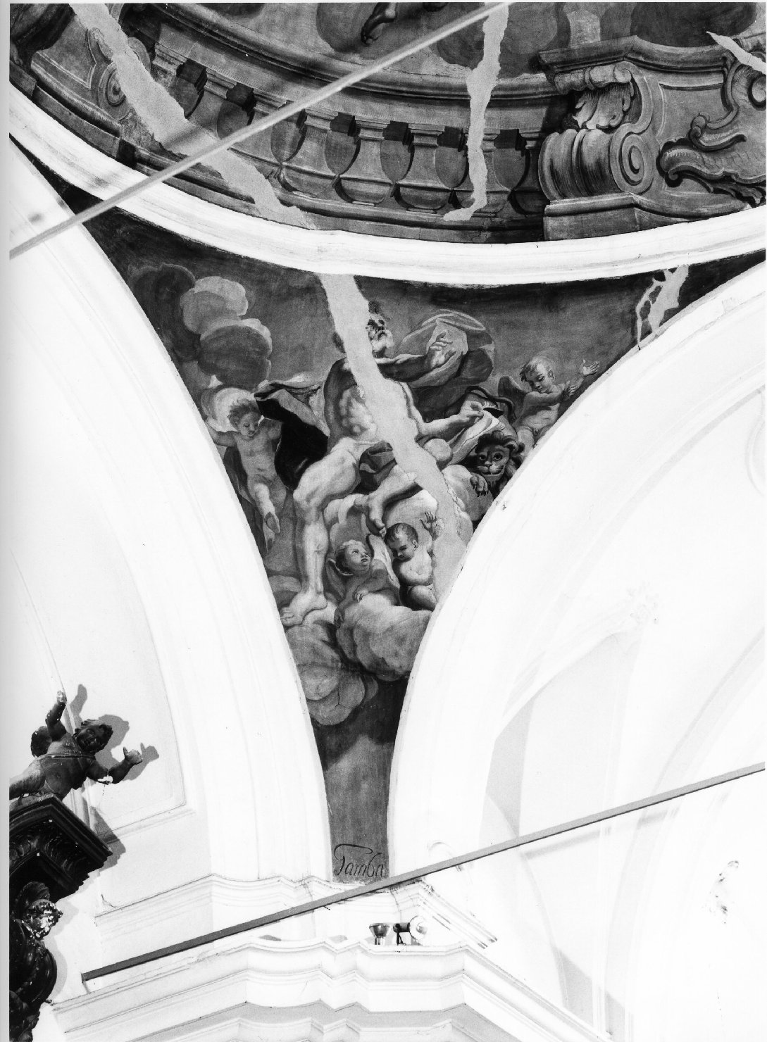 San Marco Evangelista (dipinto, elemento d'insieme) di Gamba Paolo (metà sec. XVIII)