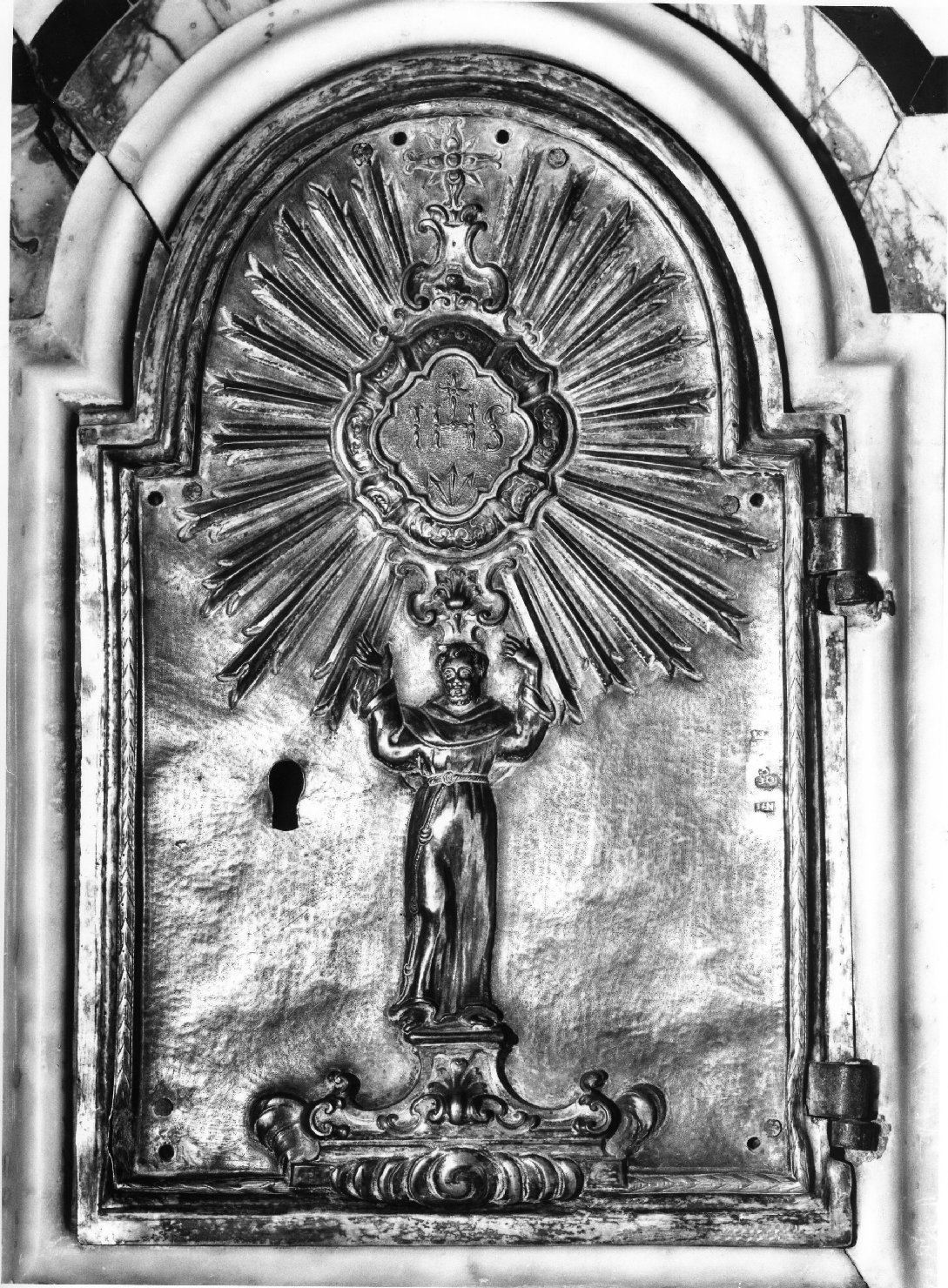 sportello di tabernacolo, opera isolata di Monogrammista C. F. C (sec. XVIII)